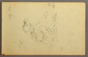 ヨットを引く少年、1844年 作： フレデリックエドウィン教会