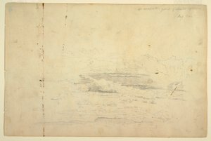 ドローイング、雲の研究、1844年8月