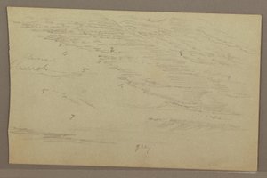 ドローイング、雲の研究、1860年代