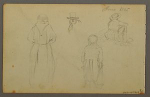 デッサン、雲、1844年 作： フレデリックエドウィン教会
