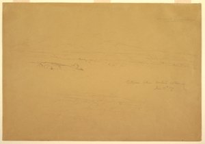 図面、マチャチとタルンガの間のコトパクシ、1857年6月19日 作： フレデリックエドウィン教会