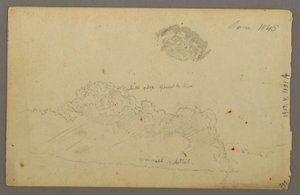 図面、ヒル山脈、1844年