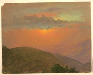 夕暮れのヒルトップ、1865年7月