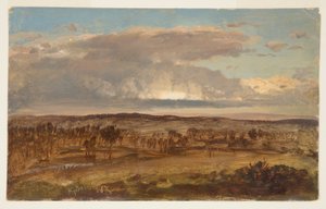 図面、ハドソン渓谷、1867年4月 作： フレデリックエドウィン教会