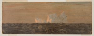 ドローイング、氷山、1859年6月または7月 作： フレデリックエドウィン教会