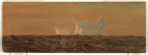 ドローイング、氷山、1859年6月または7月 作： フレデリックエドウィン教会