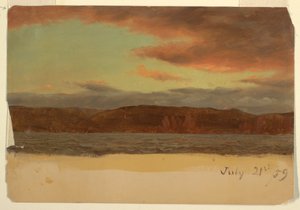 1859年7月、ラボラドールまたはニューファンドランド海岸 作： Frederic Edwin Church