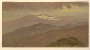 素描、風景、1865年8月