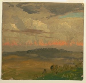 素描、風景、ハドソン渓谷、1870年7月
