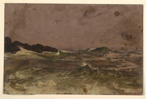 素描、メイン海岸、1845-50年