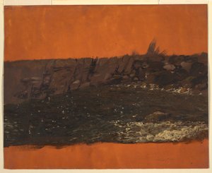 デッサン、メイン海岸、1850年頃 作： フレデリックエドウィン教会