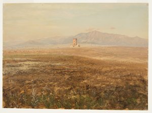 デッサン、メキシコの風景、1869年4月