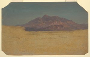 ドローイング、山の風景、1868年