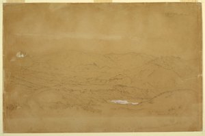 デッサン、エクアドル、グアノホとグアランダ付近の山の風景、1857年6月10日