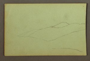デッサン、マウンテンリッジ、おそらく1856年