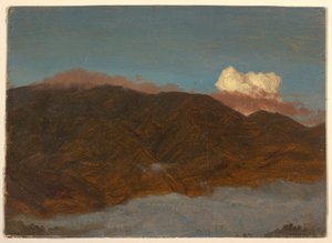 デッサン、山の風景、1865年5月