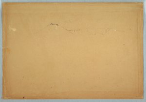 デッサン、カタディン山の輪郭、メイン州、1856-60年頃