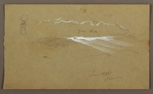 素描、空、人物、1865年6月12日