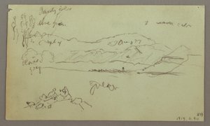 図面、石のアーチ、石の土台、1868年4月27日 作： フレデリックエドウィン教会