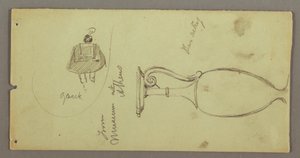素描、アテネ博物館所蔵品の研究、おそらく1869年