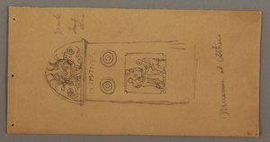 素描、アテネ博物館所蔵品の研究、おそらく1869年