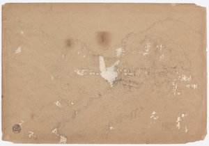 デッサン、コロンビア、ボゴタ近郊のテケンダマ滝、1853年