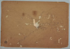 デッサン、コロンビア、ボゴタ近郊のテケンダマ滝、1853年
