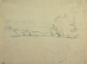 図面、アッパー・トーグ湖、1885年頃