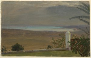 ドローイング、海の眺め、1865年 作： Frederic Edwin Church