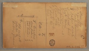 ドローイング、森の島、1879年 作： フレデリックエドウィン教会