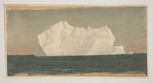 浮かぶ氷山 作： Frederic Edwin Church