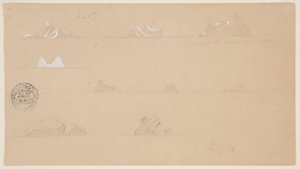 浮かぶ氷山 作： Frederic Edwin Church