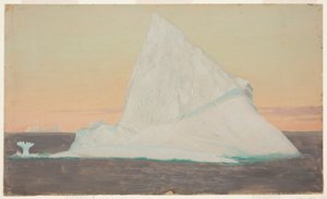 氷山と氷の花 作： Frederic Edwin Church