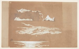 ニューファンドランド島、セントジョン岬とガル島付近の氷山