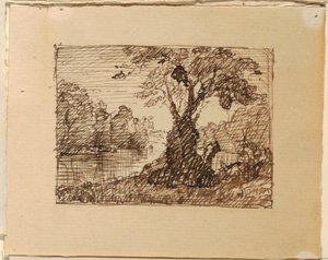 架空の川の風景 作： Frederic Edwin Church