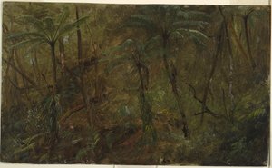 森の中、ジャマイカ 作： Frederic Edwin Church