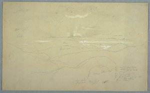 夕暮れの風景、ジャマイカ 作： Frederic Edwin Church