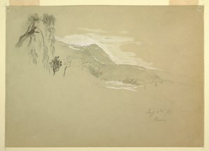 メキシコ、ウイノ近郊の風景 作： Frederic Edwin Church