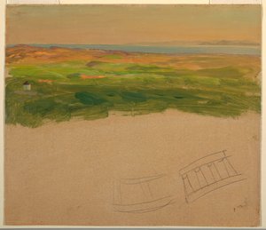風景、シリアまたはギリシャの近く 作： Frederic Edwin Church