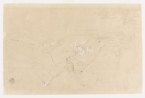 ピュレーズ山のある風景、コロンビア 作： フレデリックエドウィン教会