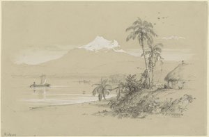 マグダレナ川、ニュー グラナダ、エクアドル 作： Frederic Edwin Church