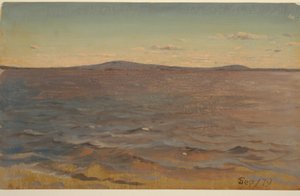 メイン海岸、サーフィン 作： Frederic Edwin Church