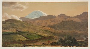 チンボラソ山、エクアドル 作： Frederic Edwin Church