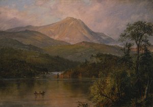 カタディン山、1856年 作： Frederic Edwin Church