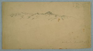 エクアドルのチロにあるピチンチャ山 作： Frederic Edwin Church