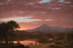 クターン山 作： Frederic Edwin Church