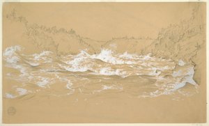 ナイアガラ川渓谷 作： Frederic Edwin Church