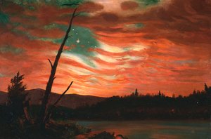 空のバナー 作： Frederic Edwin Church