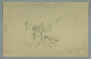 ジャマイカのホームステッド近くのブルーマウンテンを通る道 作： Frederic Edwin Church