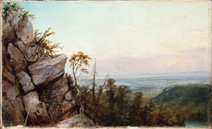岩と風景 作： Frederic Edwin Church